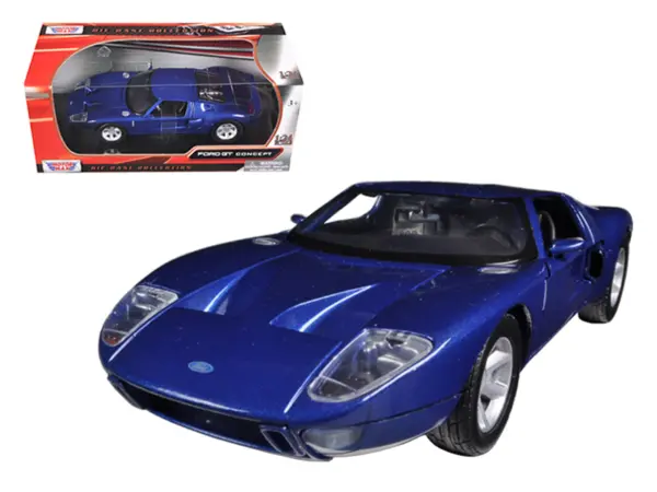 Ford GT Blue 1/24 Diecast Car Model by Motormax #1