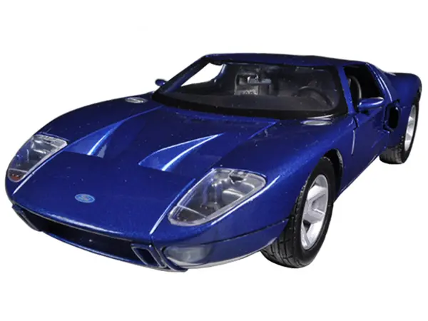 Ford GT Blue 1/24 Diecast Car Model by Motormax #2
