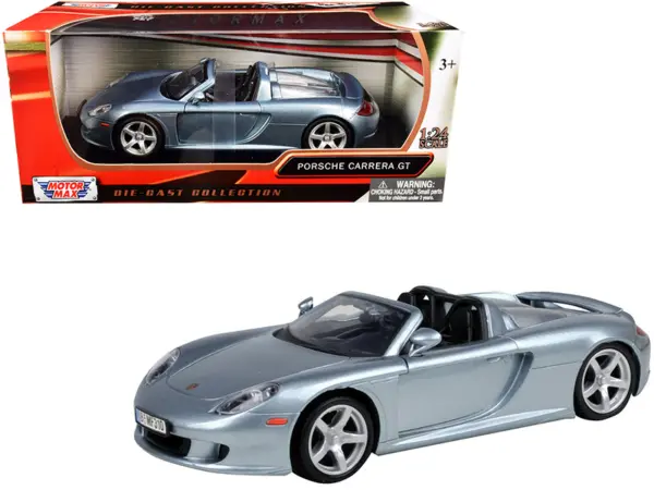 Porsche Carrera GT Gray 1/24 Diecast Model Car by Motormax #1