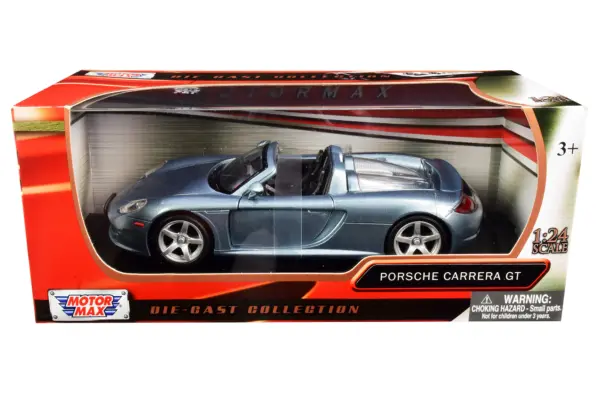 Porsche Carrera GT Gray 1/24 Diecast Model Car by Motormax #3