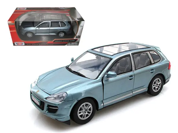 Porsche Cayenne Turbo Grey 1/24 Diecast Car Model by Motormax #1