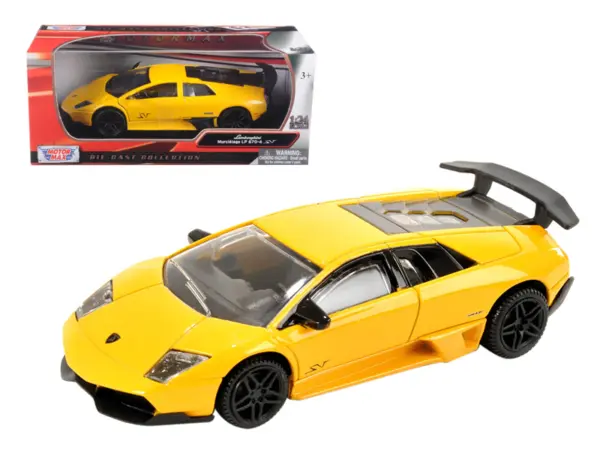 Lamborghini Murcielago LP 670 4 SV Yellow 1/24 Diecast Model Car by Motormax #1