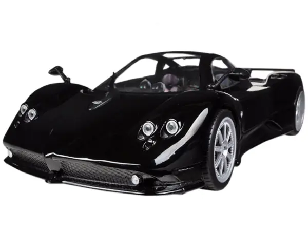 Pagani Zonda F Black 1/18 Diecast Car Model by Motormax #2