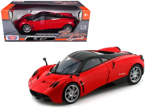 Pagani Huayra Red 1/18 Diecast Car Model by Motormax #1