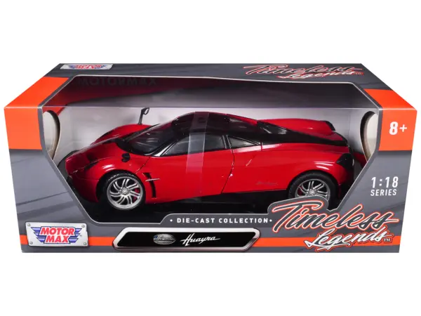 Pagani Huayra Red 1/18 Diecast Car Model by Motormax #2