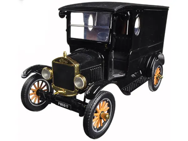 1925 Ford Model T Paddy Wagon Black 1/24 Diecast Model Car by Motormax #2