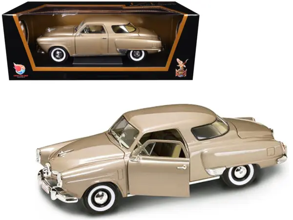 1950 Studebaker Champion Golden Tan 1/18 Diecast Model Car by Road Signature #1