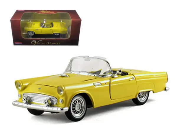 1955 Ford Thunderbird Convertible Yellow 1/32 Diecast Car Model by Arko Products #1