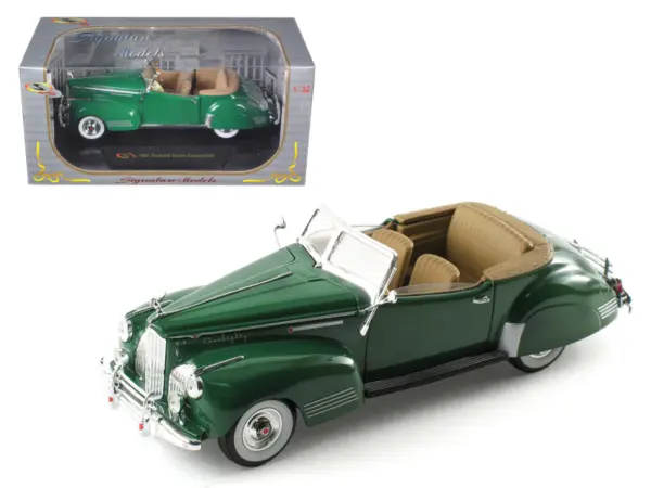 1941 Packard Darrin One Eighty Green 1/32 Diecast Car Model by Signature Models #1