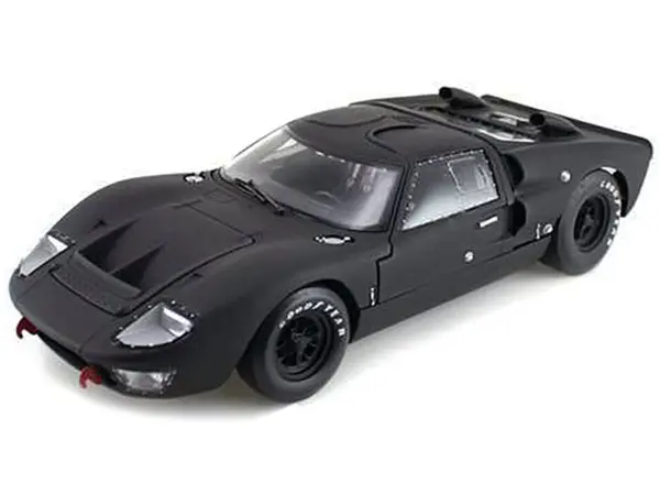 1966 Ford GT-40 GT40 MK 2 Matt Black 1/18 Diecast Car Model by Shelby Collectibles #2