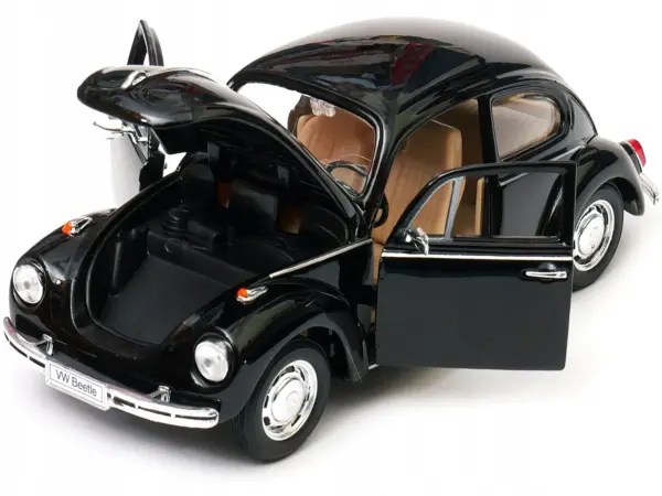 Volkswagen Beetle Black 1/24-1/27 Diecast Model Car by Welly #2