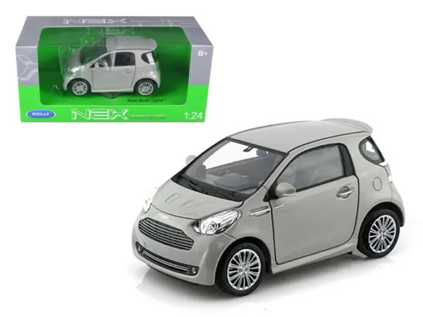 Aston Martin Cygnet Silver 1/24 Diecast Model Car by Welly #1