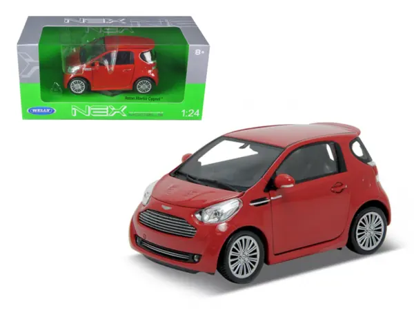 Aston Martin Cygnet Red 1/24 Diecast Car Model by Welly #1