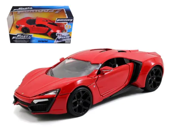 Lykan Hypersport Red "Fast & Furious 7" (2015) Movie 1/24 Diecast Model Car by Jada #1