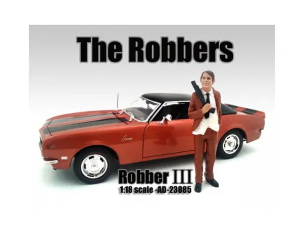 "The Robbers" Robber III Figure For 1:18 Scale Models by American Diorama #1