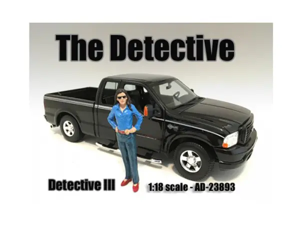 "The Detective #3" Figure For 1:18 Scale Models by American Diorama #1