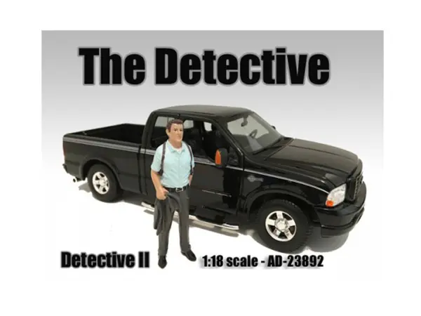 "The Detective #2" Figure For 1:18 Scale Models by American Diorama #1