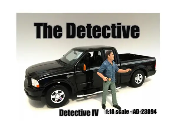 "The Detective #4" Figure For 1:18 Scale Models by American Diorama #1