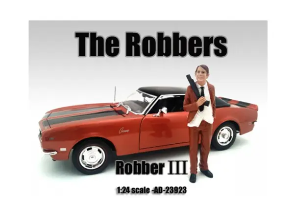 "The Robbers" Robber III Figure For 1:24 Scale Models by American Diorama #1
