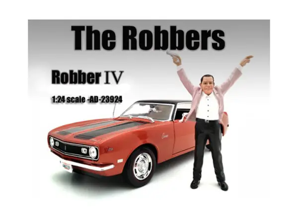 "The Robbers" Robber IV Figure For 1:24 Scale Models by American Diorama #1