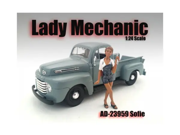 Lady Mechanic Sofie Figure For 1:24 Scale Models by American Diorama #1