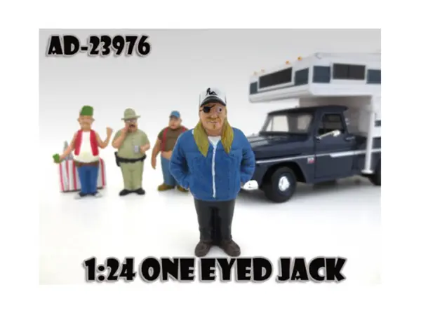 One Eyed Jack "Trailer Park" Figure For 1:24 Model Cars by American Diorama #1