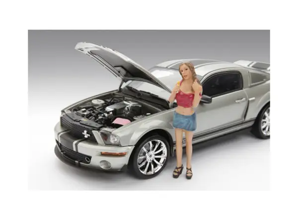 Female Monica Figure For 1:18 Diecast Model Cars by American Diorama #1