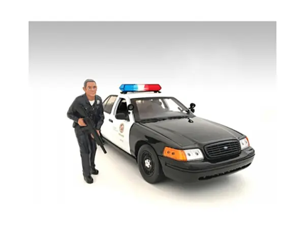 Police Officer II Figure For 1:18 Scale Models by American Diorama #2