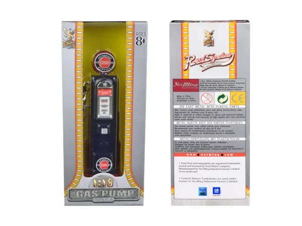 Studebaker Gasoline Vintage Gas Pump Digital 1/18 Diecast Replica by Road Signature #3