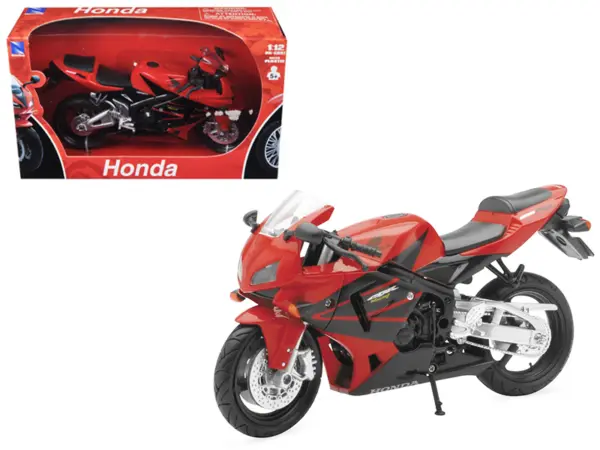 2006 Honda CBR600R Red 1/12 Diecast Motorcycle Model by New Ray #1