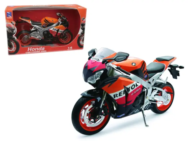 2009 Honda CBR1000RR "Repsol" 1/6 Diecast Motorcycle Model by New Ray #1