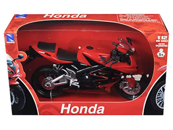 2006 Honda CBR600R Red 1/12 Diecast Motorcycle Model by New Ray #3
