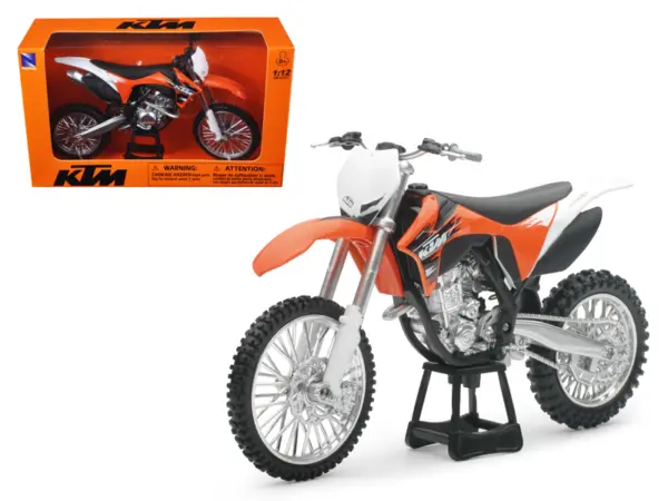 2011 KTM 350 SX-F Orange Dirt Bike Motorcycle 1/12 by New Ray #1