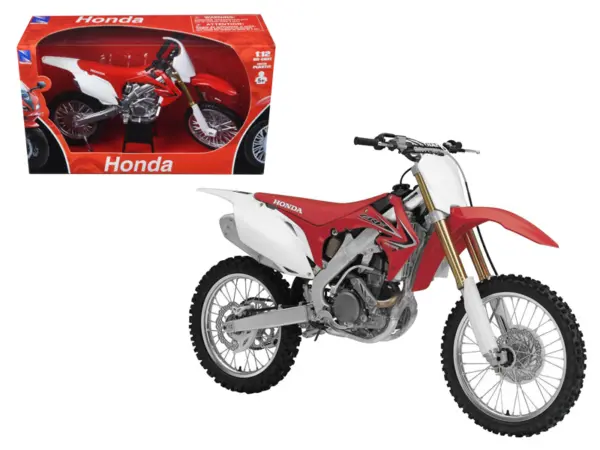 2012 Honda CR 250R Red 1/12 Diecast Motorcycle Model by New Ray #1