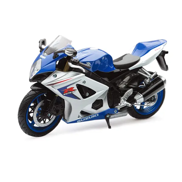 2008 Suzuki GSX-R1000 Blue Bike Motorcycle 1/12 by New Ray #2