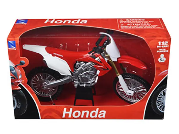 2012 Honda CR 250R Red 1/12 Diecast Motorcycle Model by New Ray #3