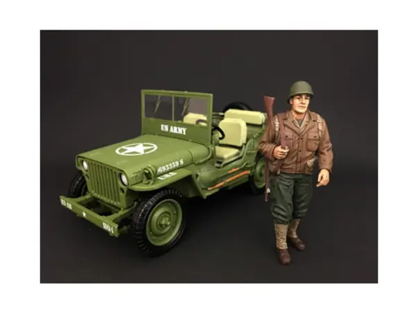 US Army WWII Figure I For 1:18 Scale Models by American Diorama #1
