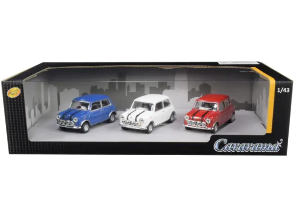 Mini Cooper 3 piece Gift Set 1/43 Diecast Model Cars by Cararama #1