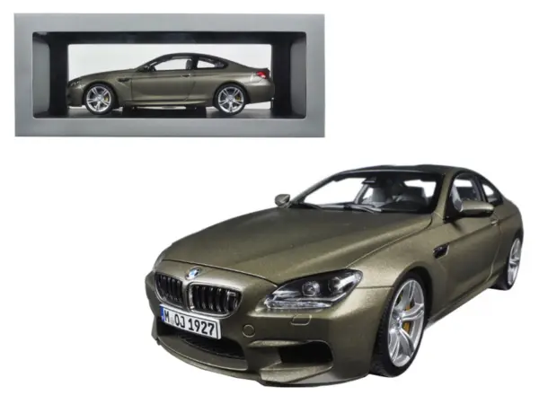 BMW M6 F13M Coupe Frozen Bronze 1/18 Diecast Model Car by Paragon #1