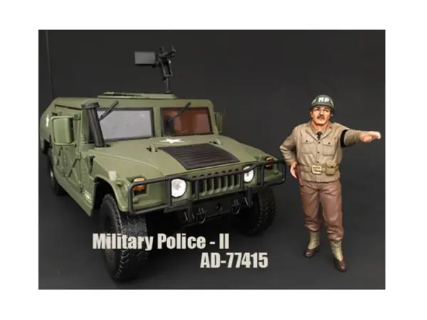 WWII Military Police Figure II For 1:18 Scale Models by American Diorama #1