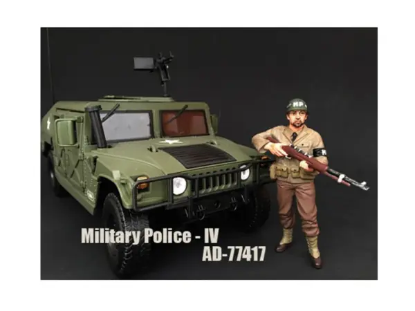 WWII Military Police Figure IV For 1:18 Scale Models by American Diorama #1
