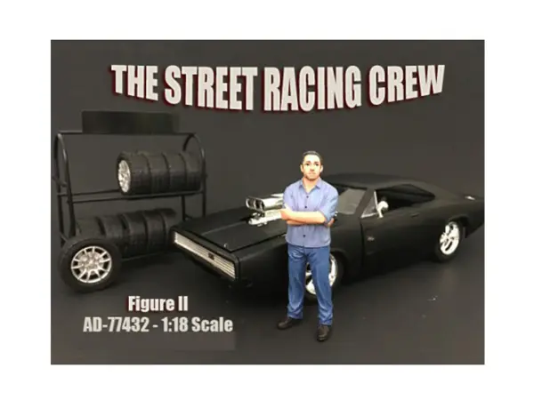 The Street Racing Crew Figure II For 1:18 Scale Models by American Diorama #1