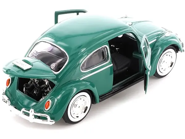 1966 Volkswagen Beetle Green 1/24 Diecast Model Car by Motormax #3
