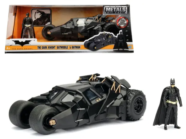 2008 "The Dark Knight" Tumbler Batmobile with Batman Diecast Figurine 1/24 Diecast Model Car by Jada #1
