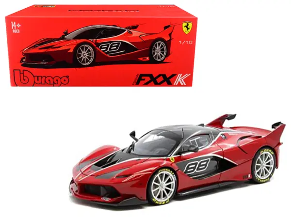 Ferrari FXX-K #88 Red "Signature Series" 1/18 Diecast Model Car by Bburago #1