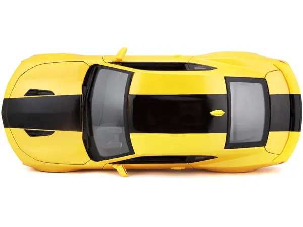 2016 Chevrolet Camaro SS Yellow 1/18 Diecast Model Car by Maisto #4