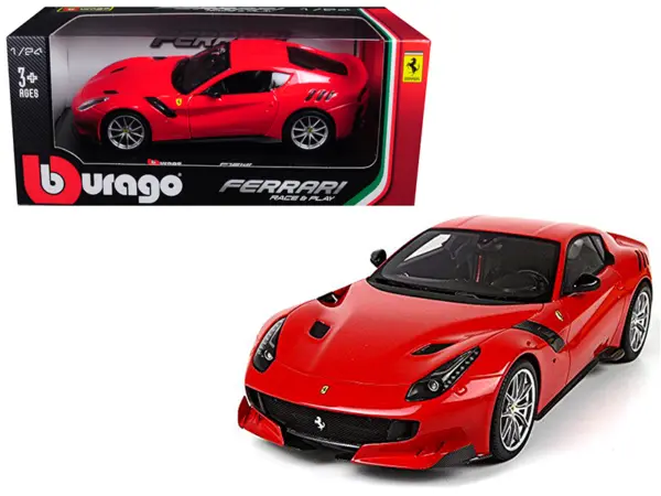 Ferrari F12 TDF Red 1/24 Diecast Model Car by Bburago #1