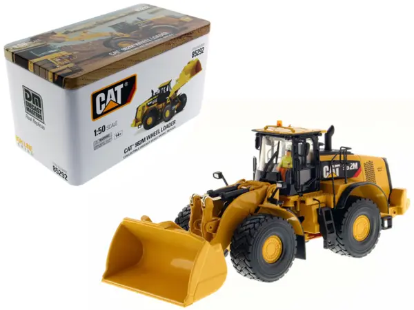 CAT Caterpillar 982M Wheel Loader with Operator "High Line Series" 1/50 Diecast Model by Diecast Masters #1
