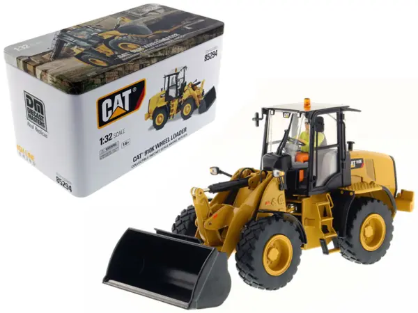 CAT Caterpillar 910K Wheel Loader with Operator "High Line Series" 1/32 Diecast Model by Diecast Masters #1