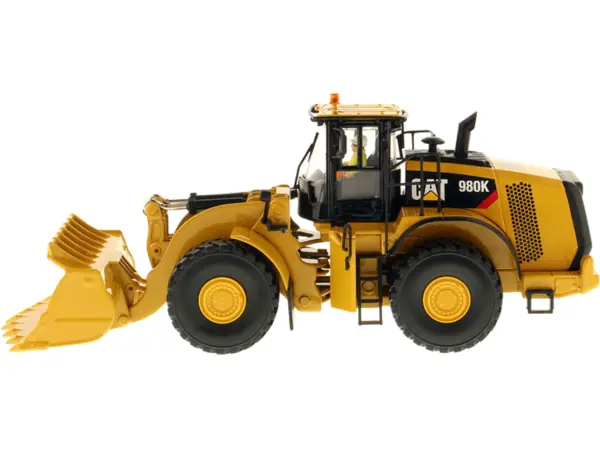 CAT Caterpillar 980K Wheel Loader Rock Configuration with Operator "Core Classics Series" 1/50 Diecast Model by Diecast Masters #2